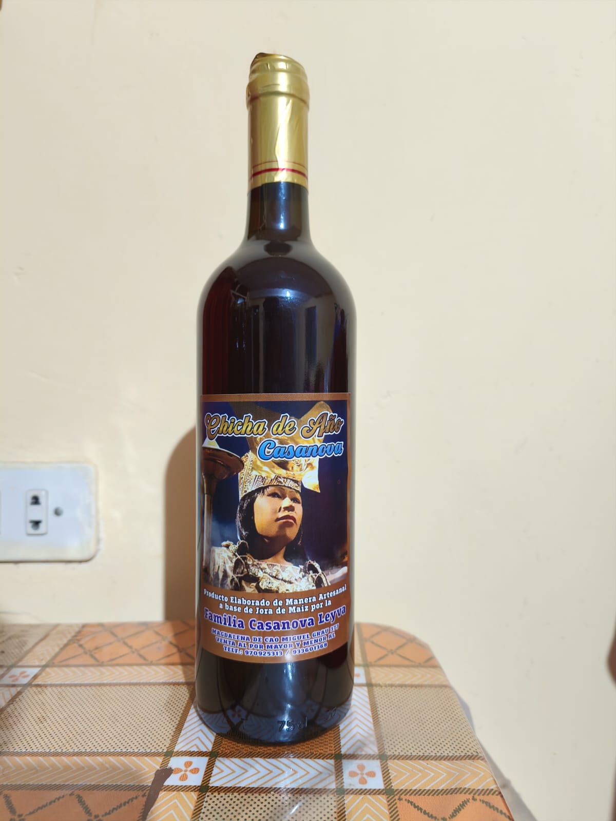 Chicha de año 2 años